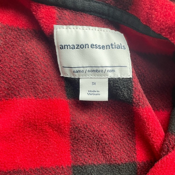 EUC Buffalo Plaid Fleece Vest - Picture 2 of 3